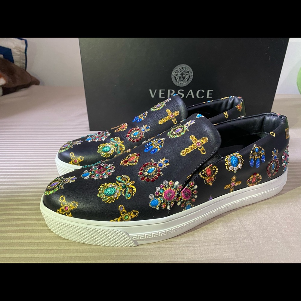 Versace Pierres Grande Slip on Sneaker